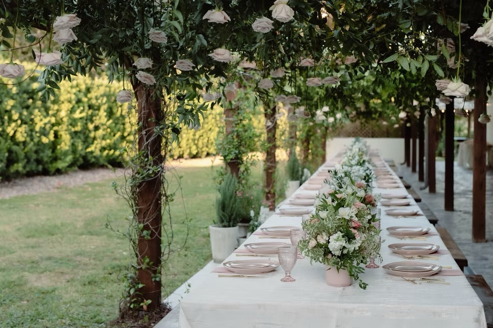 Elegant wedding flowers for a Miami wedding by AG Floral Studio.