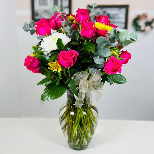 TWO DOZEN ROSES