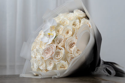 The Black Tie White - AG Floral Studio